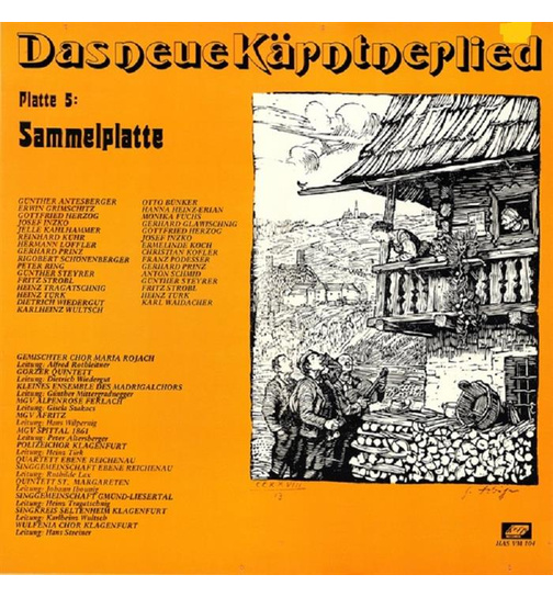 Das neue Krntnerlied Platte 5 - Sammelplatte