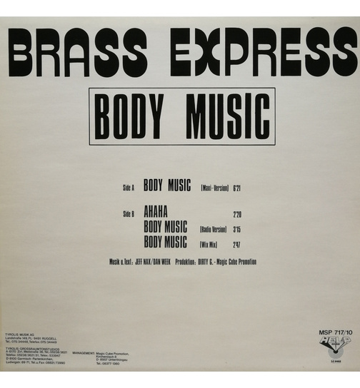 Brass Express - Body Music / Ahaha (Maxi-Version)