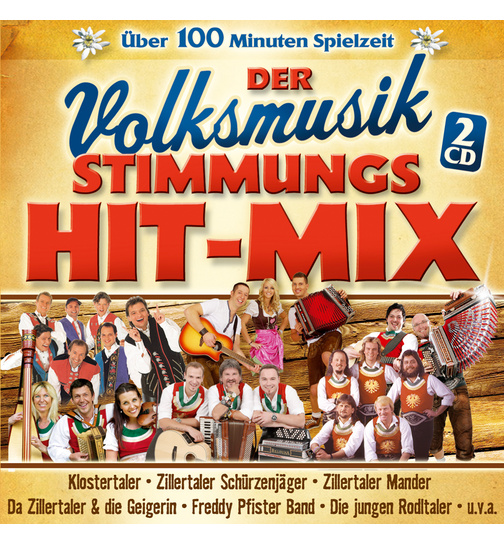 Der Volksmusik Stimmungs Hit-Mix Folge 1 100 Minuten Spielzeit 117 Titel 2CD