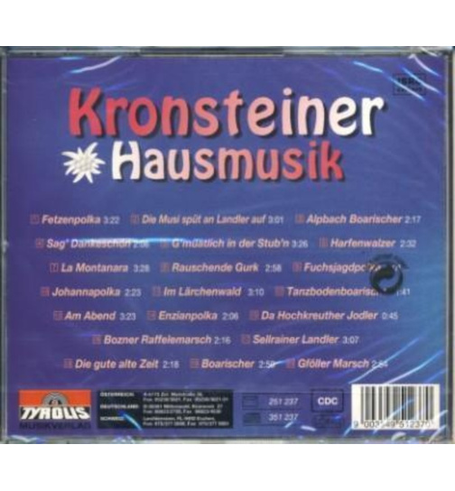 Kronsteiner Hausmusik - 20 Schmankerln aus 15 Jahren Familienmusik