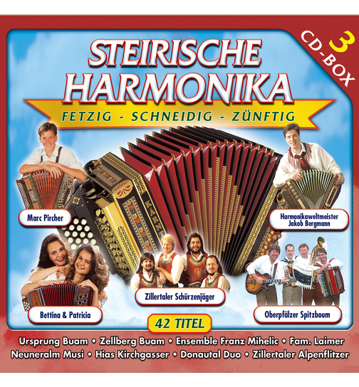 Steirische Harmonika Fetzig-Schneidig-Znftig 3CD