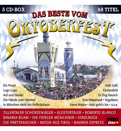 Das Beste vom Oktoberfest 48 Wiesen-Hits 3CD