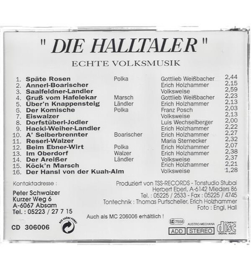 Die Halltaler - Echte Volksmusik