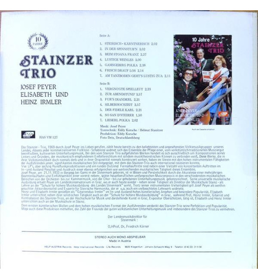 Stainzer Trio - 10 Jahre