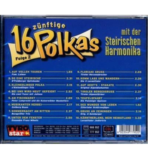 16 znftige Polkas mit der steirischen Harmonika (Folge 2)