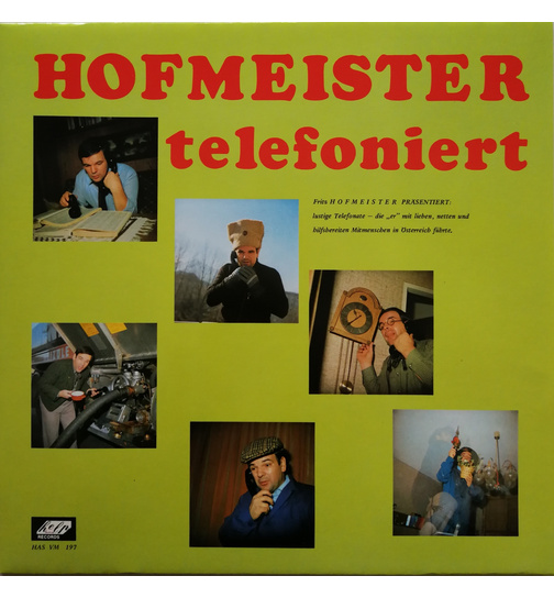 Hofmeister - Hofmeister telefoniert