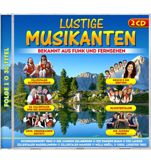 Lustige Musikanten - Bekannt aus Funk und Fernsehen 2CD