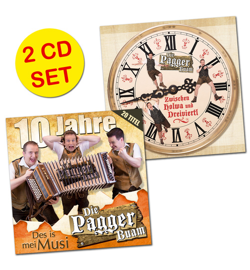 Die Pagger Buam 2CD - CD Zwischen Holwa und Dreiviertl + CD Des is mei Musi