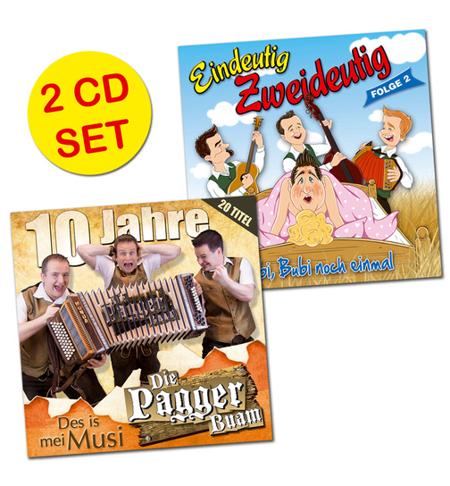 Die Pagger Buam 2CD - CD Eindeutig Zweideutig Folge 2 + CD Des is mei Musi