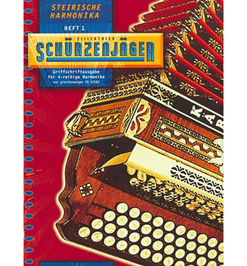 Notenausgabe Zillertaler Schrzenjger - Steirische Harmonika (Heft 1)