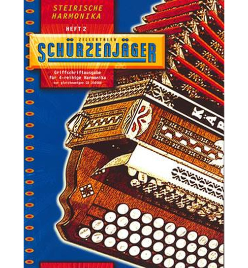 Notenausgabe Zillertaler Schrzenjger - Steirische Harmonika (Heft 2)