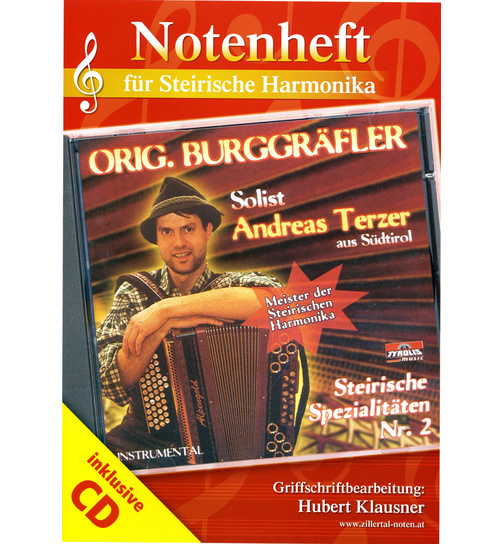 Griffschrift Burggrfler/Andreas Terzer fr Steirische Harmonika + CD