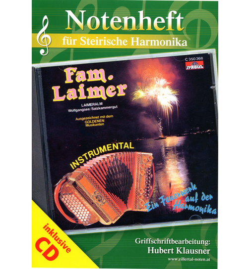 Griffschrift Familie Laimer fr Steirische Harmonika + CD