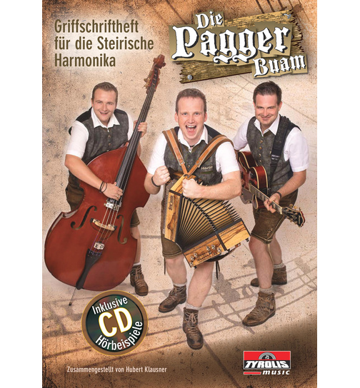 Die Pagger Buam - Griffschrift fr Harmonika inkl. CD