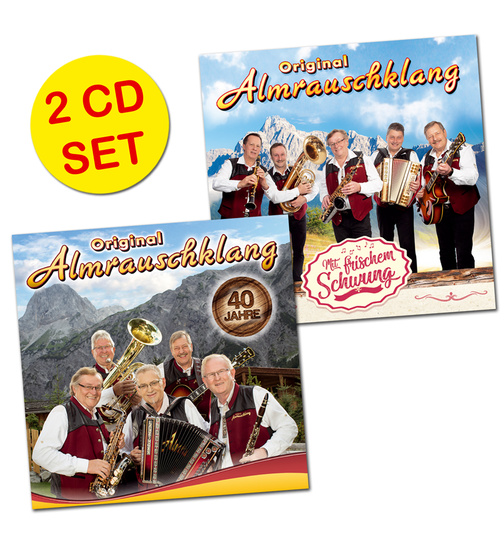 Original Almrauschklang 2 CDs - 40 Jahre (CD) + Mit frischem Schwung (CD)