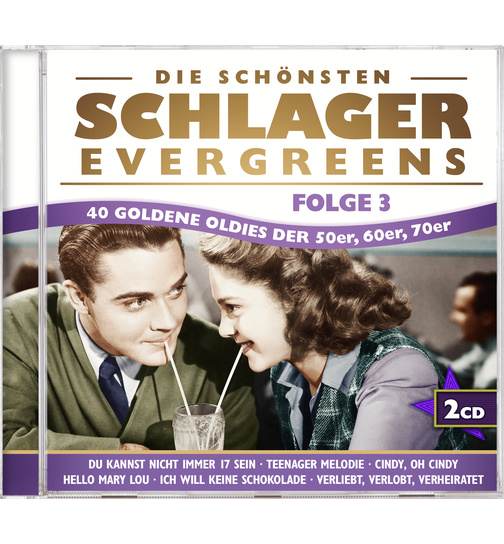 Diverse Interpreten - Die schnsten Schlager-Evergreens - 40 goldene Oldies der 50er, 60er, 70er - Folge 3