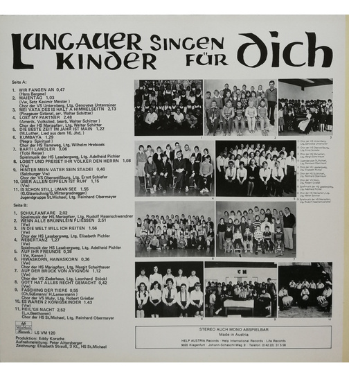 Lungauer Kinder singen fr dich