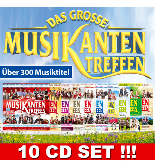 Das grosse Musikantentreffen (10 CDs) - Folge 33, 34, 35, 36, 37, 38, 39, 40, 41, 42