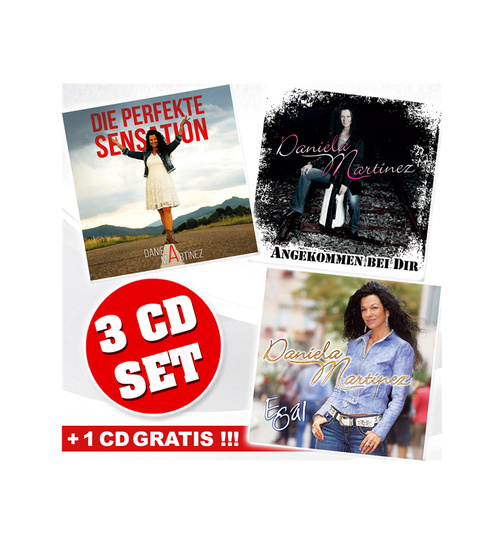 Daniela Martinez - Die perfekte Sensastion + Egal + Angekommen bei dir (3 CDs + 1 CD Gratis)