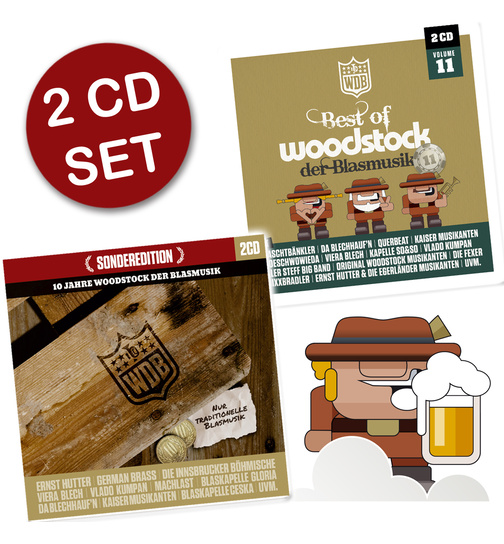 Woodstock der Blasmusik - 10 Jahre Sonderedition + Vol. 11 (2 CDs)