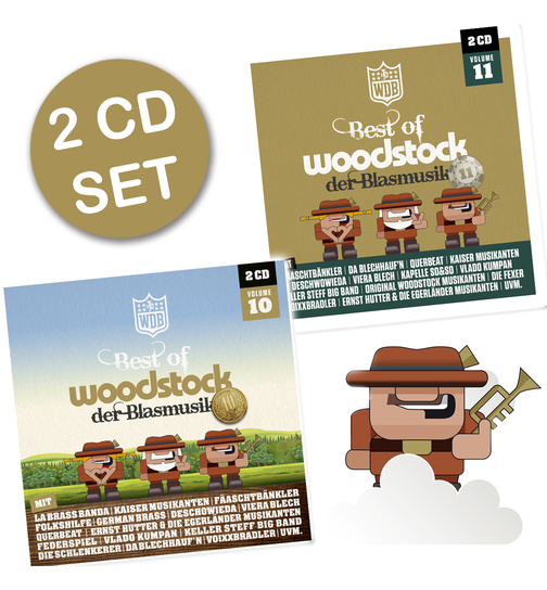 Woodstock der Blasmusik - Vol. 10 + Vol. 11 (2 CDs)