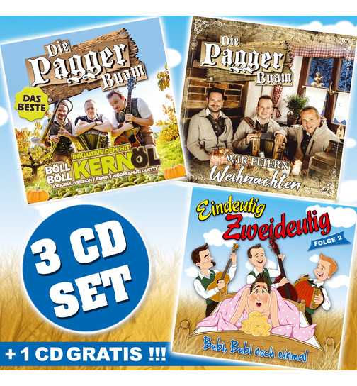 Die Pagger Buam - Eindeutig Zweideutig - Folge 2 + Wir feiern Weihnachten + Das Beste (3 CDs + 1 CD Gratis)