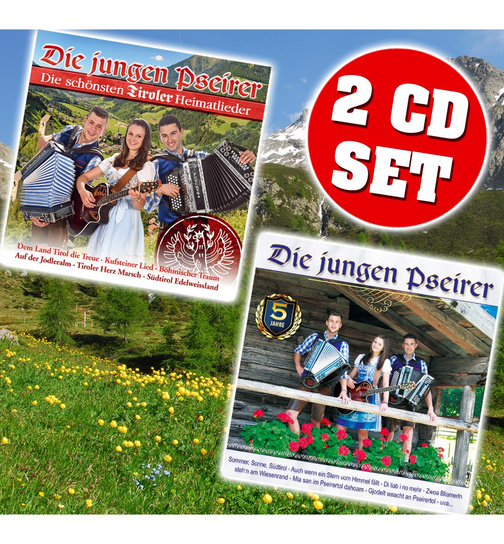 Die jungen Pseirer - Die schnsten Tiroler Heimatlieder + 5 Jahre (2 CDs)