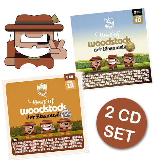 Woodstock der Blasmusik - Vol. 10 + Vol. 12 (2 CDs)