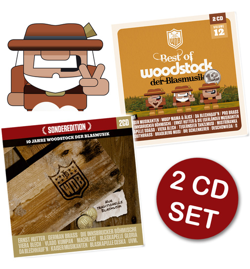 Woodstock der Blasmusik - 10 Jahre Sonderedition +  Vol. 12 (2 CDs)