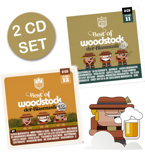 Woodstock der Blasmusik - Vol. 11 +  Vol. 12 (2 CDs)