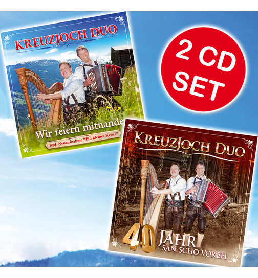 Kreuzjoch Duo - Wir feiern mitnander + 40 Jahr san scho vorbei (2 CDs)