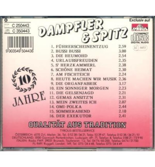 Dampfler & Spitz - 10 Jahre