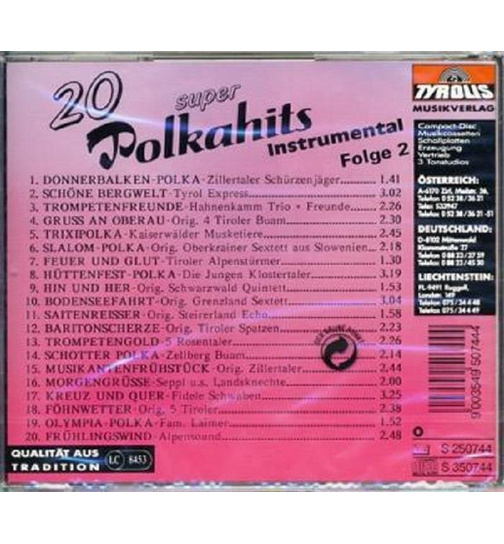 20 Super Polkahits Instrumental (Folge 2)