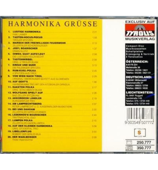 Harmonikagre 20 Hits Instrumental (Folge 1)