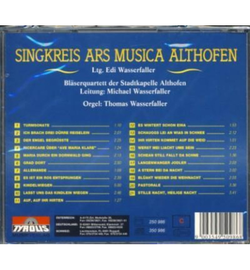 Singkreis ARS Musica Althofen - Stille Nacht heilige Nacht