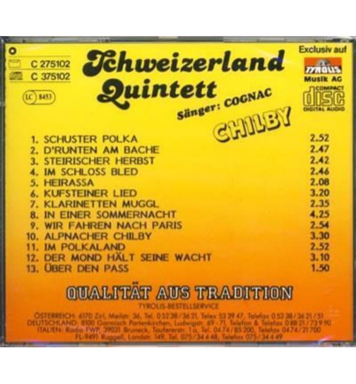 Schweizerland Quintett - Chilby