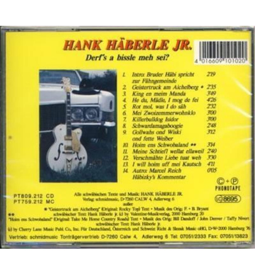 Hank Hberle Jr. - Derfs a bissle meh sei