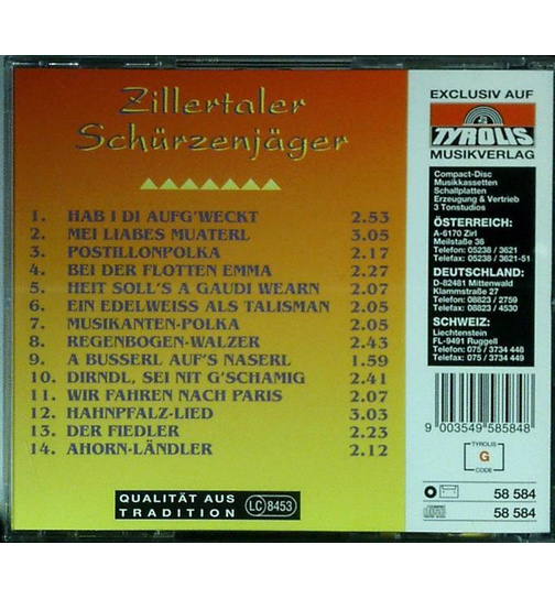 Schrzenjger (Zillertaler) - 10 Jahre