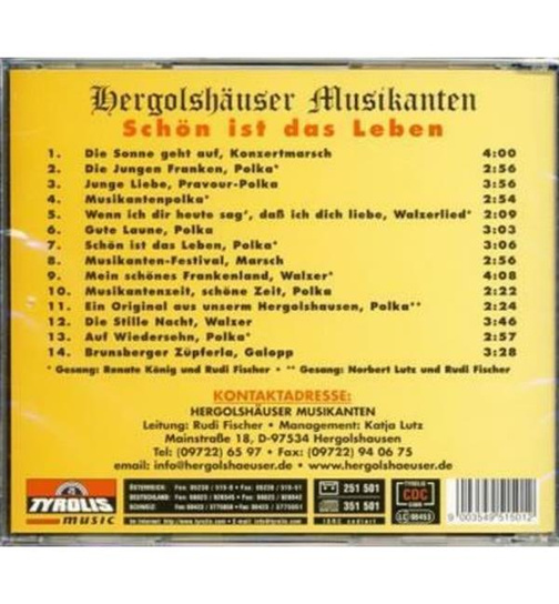 Hergolshuser Musikanten - Schn ist das Leben 25 Jahre