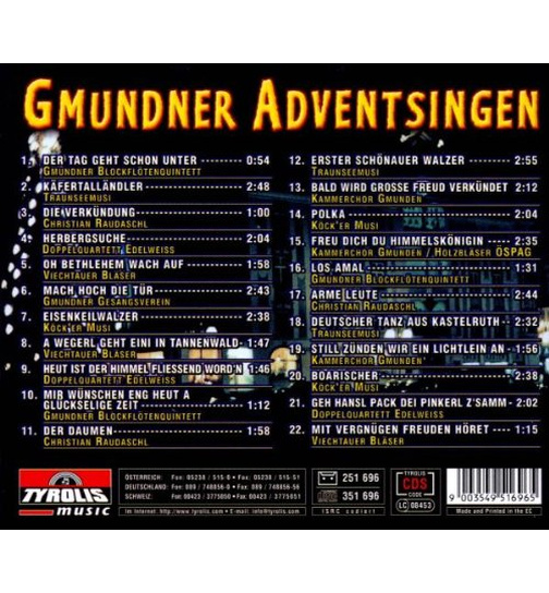 Gmundner Adventsingen (Echte Volksmusik)