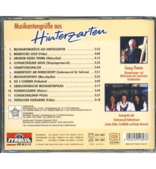 Trachtenkapelle Hinterzarten - Musikantengrsse aus Hinterzarten