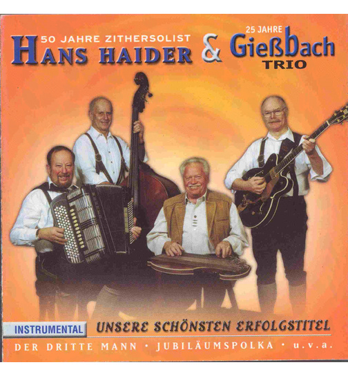 Haider Hans Zithersolist & Giebach Trio - Unsere schnsten Erfolgstitel Instrumental