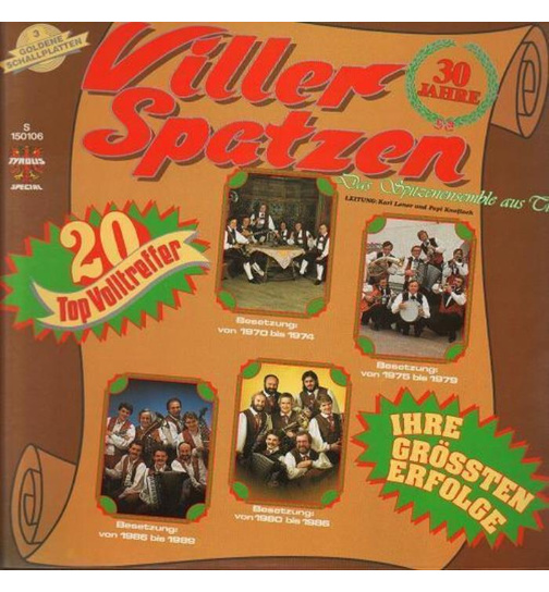 Orig. Viller Spatzen - Ihre grssten Erfolge - 20 Top Volltreffer