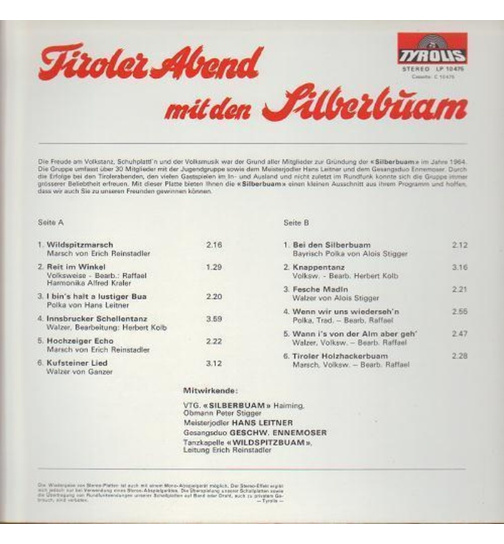 Silberbuam - Tiroler Abend