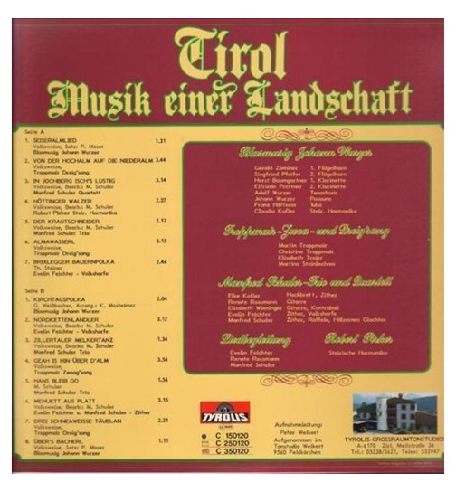 Tirol Musik einer Landschaft