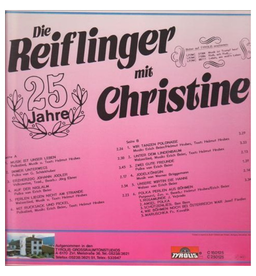 Reiflinger mit Christine - 25 Jahre