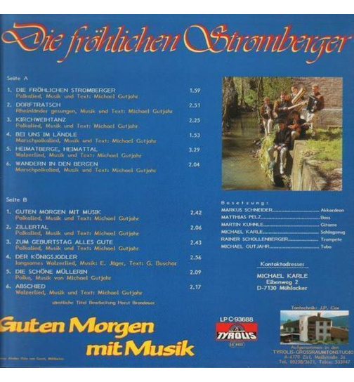 Die frhlichen Stromberger - Guten Morgen mit Musik