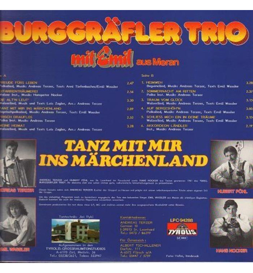 Burggrfler Trio mit Emil aus Meran - Tanz mit mir ins Mrchenland